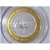 Image 2 : ALADDIN CASINO $10 SILVER TOKEN (UNC)