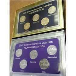 2-2007 STATE QUARTER SETS (UNC)