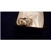 Image 1 : .25 Carat Diamond 18K Gold Masonic Ring, 10.4 Grams