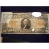 Image 1 : RARE 1922 $20 "IN GOLD COIN" CERTIFICATE NOTE