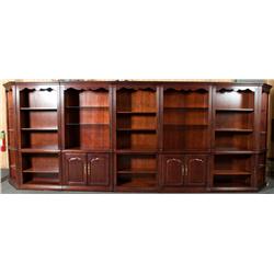 (7) Piece Wooden Shelving Unit