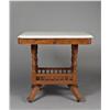 Image 1 : Very Fine Eastlake Marble Top Parlor/Lamp Table