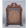 Image 1 : A Fine English Wood and Needlepoint Firescreen