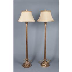 Pr. Of Ornamental Floor Lamps