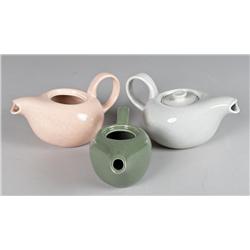 (3) Russel Wright Tea Pots
