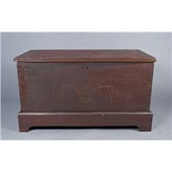 A Fine Painted American Blanket Chest