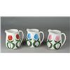 Image 1 : (3) Wheeling Pottery Tulip Pitchers