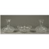 Image 1 : (3) Pieces of Fine Cut Crystal