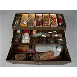 Antique Tackle Box And Lures