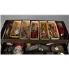 Image 2 : Antique Tackle Box And Lures