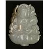 Image 4 : (5) Chinese Qing Carved Jadeite of Quan Yin