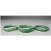 Image 1 : (3) Chinese Hardstone Bangle Bracelets