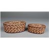 Image 1 : (2) Native American Lidded Baskets