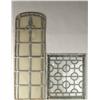Image 1 : (2) Antique Leaded Glass Windows