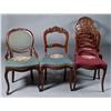 Image 1 : (8) Carved Walnut Needlepoint Chairs