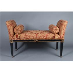 Upholstered Vanity Arm Bench