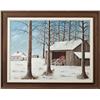 Image 1 : MEM Monogramed Oil Painting on Board
