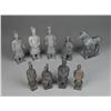 Image 1 : (9) Chinese Tang Style Pottery Figures