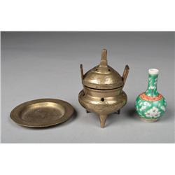 (3) Pieces Chinese Decorative Arts