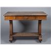 Image 1 : Turn of the Century Oak Library Table