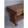 Image 3 : Turn of the Century Oak Library Table