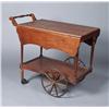 Image 1 : Mahogany Drop Leaf Tea Cart