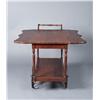 Image 2 : Mahogany Drop Leaf Tea Cart