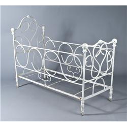 Antique Iron Child's Bed