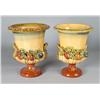 Image 1 : Pr. Of Italian Pottery Planter Urns