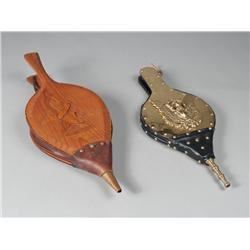(2) Antique Fireplace Bellows