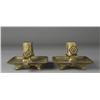Image 2 : Pr. Of Handheld Brass Candlesticks