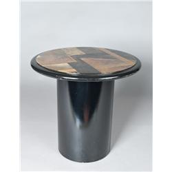 Circular Abstract Side Table