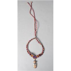 Handmade Knotted and Gemstone Necklace