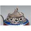 Image 2 : Chinese Cloisonne and Hardstone Pot