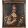 Image 1 : 19th C. Portrait Oil Painting on Canvas