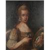 Image 2 : 19th C. Portrait Oil Painting on Canvas