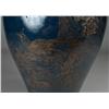 Image 2 : Large Chinese Blue and Gilt Porcelain Vase