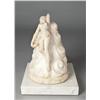 Image 1 : A Fine Art Nouveau Alabaster Table Lamp