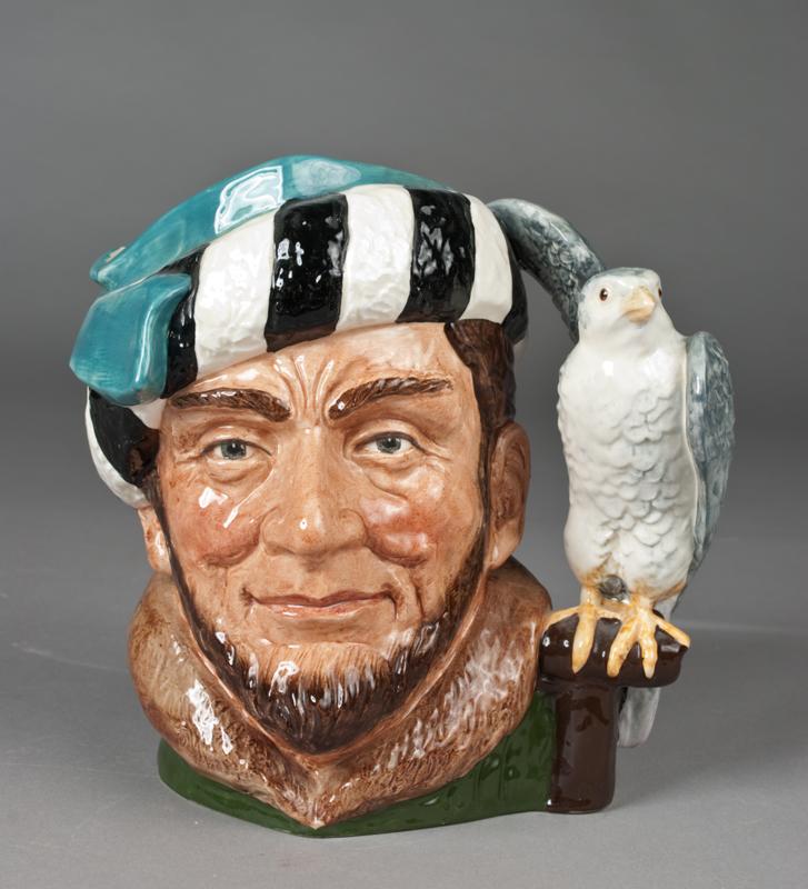 Royal Doulton /"The Falconer/" D 6533 Large Character Jug