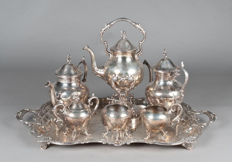Fabulous Birmingham Silver Co. (9) Piece Tea Set