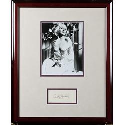 Carol Lombard Autographed Photo