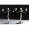 Image 1 : Pr. Of American Sterling 3-Light Candelabra's