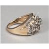 Image 2 : Ladies Diamond & 14K Gold Tapered Band Ring