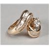 Image 2 : Diamond & 14K Gold Swirl Design Ring