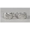 Image 1 : Pr. Of Diamond & Platinum Ear Clips