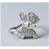 Image 1 : 14K Gold and Diamond Cocktail Ring