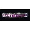 Image 2 : 14K White Gold and Ruby Eternity Ring