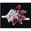 Image 2 : Faux Ruby and Diamond Ring & Cubic Zirconia Ring