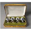Image 1 : Gorham Sterling Miniature Goblets Boxed Set