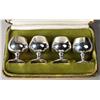 Image 2 : Gorham Sterling Miniature Goblets Boxed Set